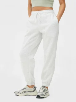 Pantalones De Chándal De Corte Recto Con Cordón De Ajuste