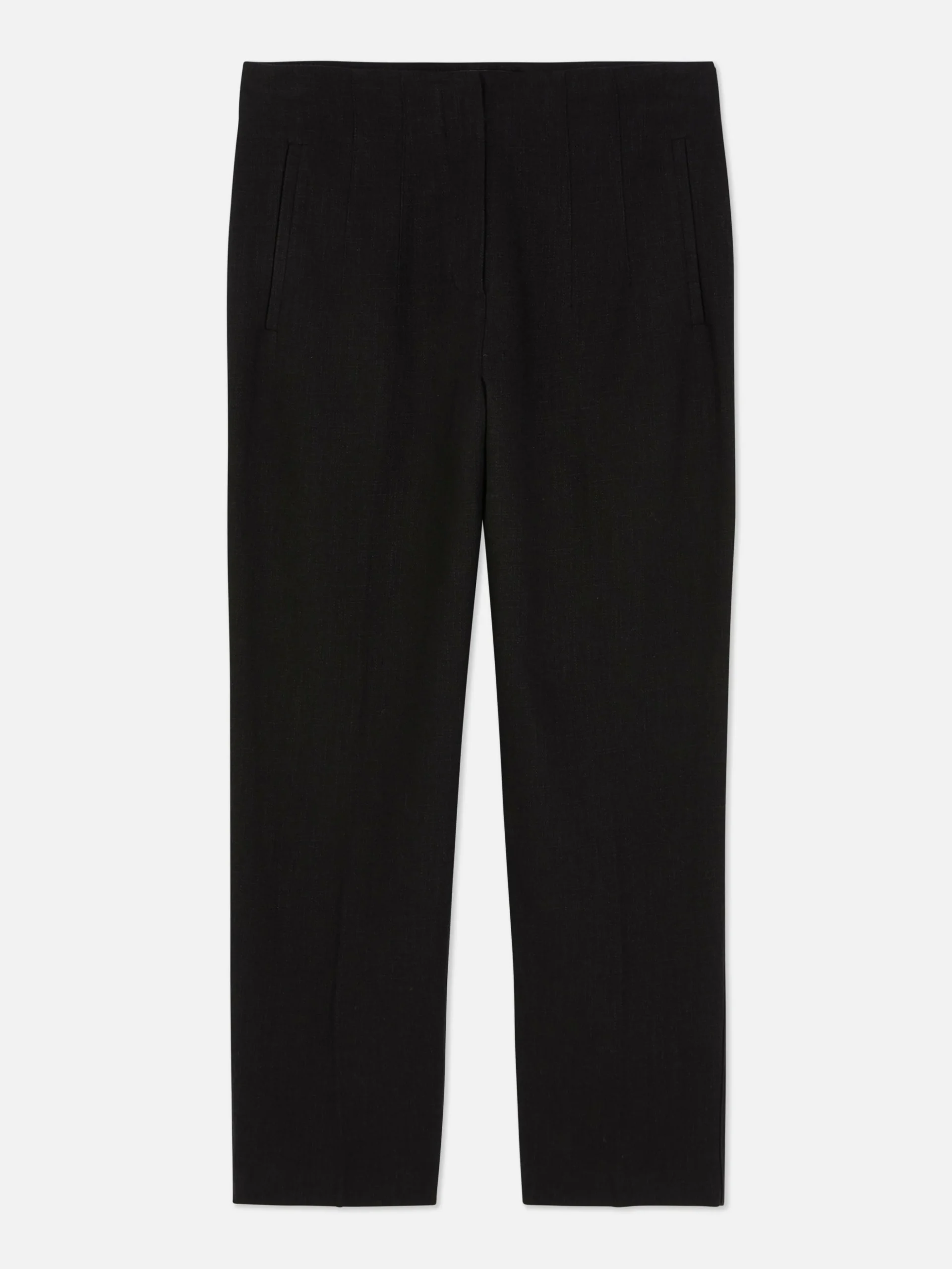 Pantalones De Talle Alto Con Costuras