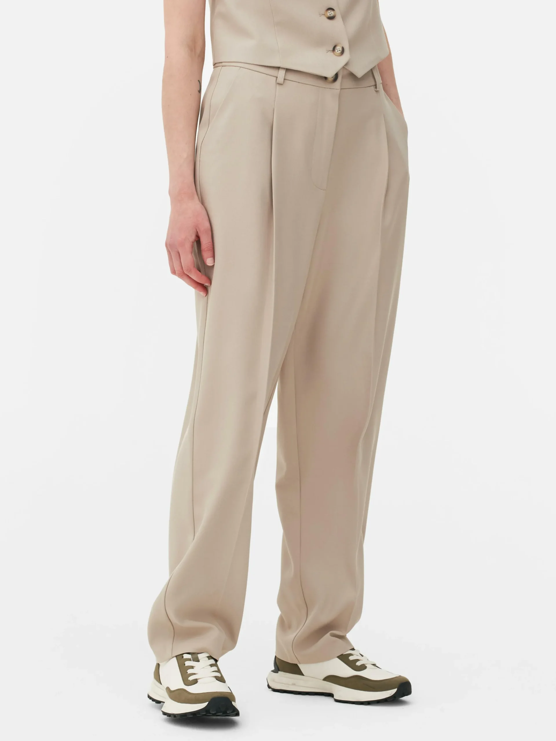 Pantalones De Vestir De Pernera Recta Para Combinar