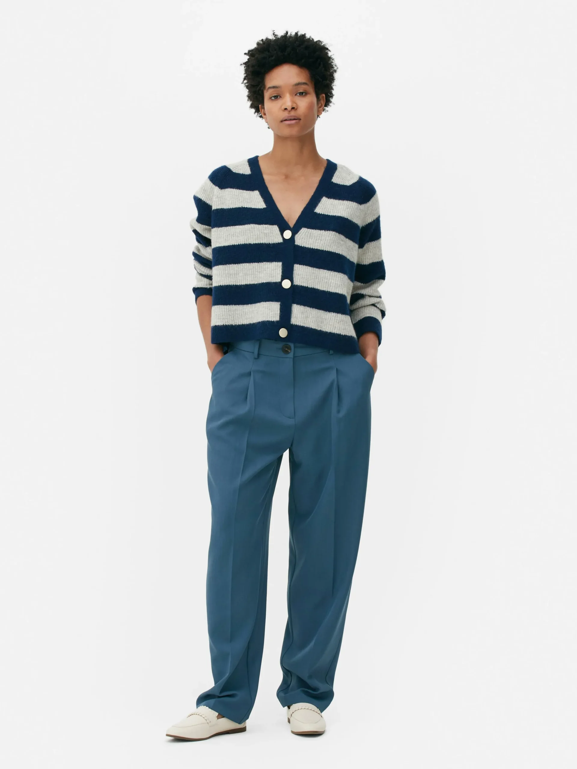 Pantalones De Vestir De Pernera Recta Para Combinar