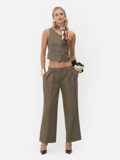 Pantalones Plisados Holgados De Rita Ora