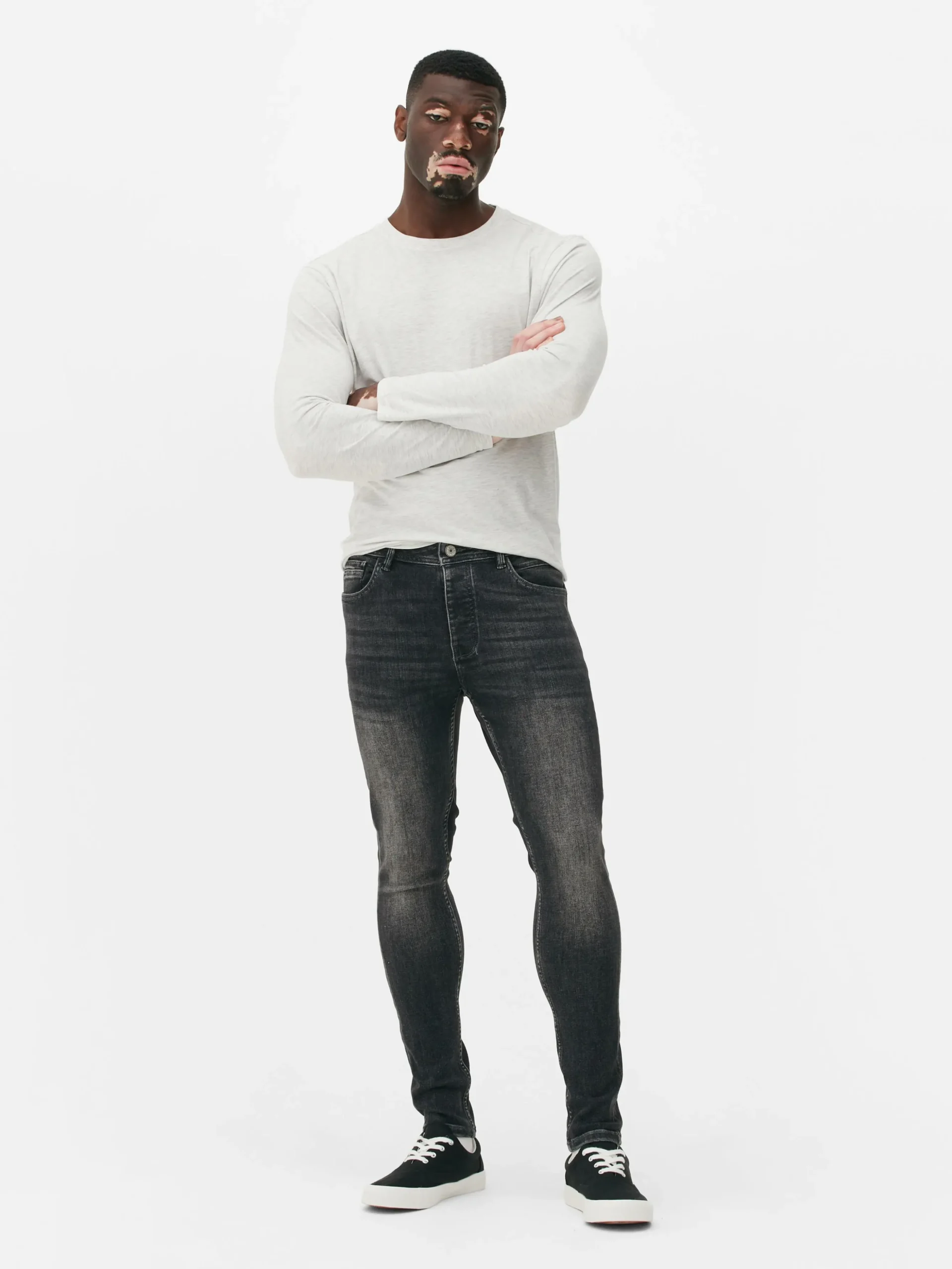 Pantalones Vaqueros De Corte Pitillo