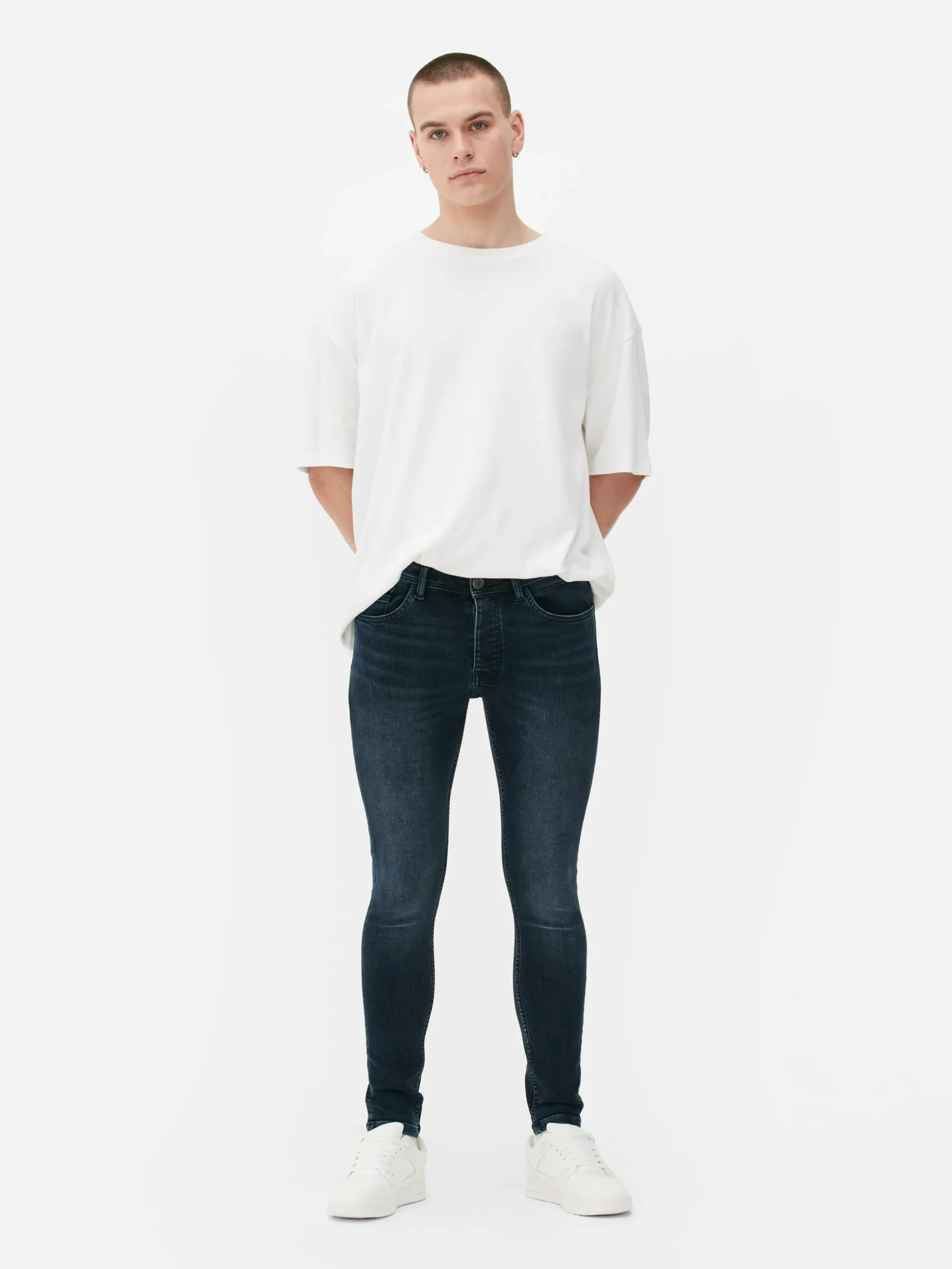 Pantalones Vaqueros De Corte Pitillo