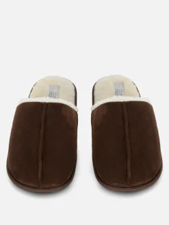 Pantuflas Con Costura Central