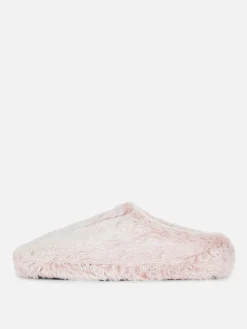 Pantuflas De Pelo Sintético