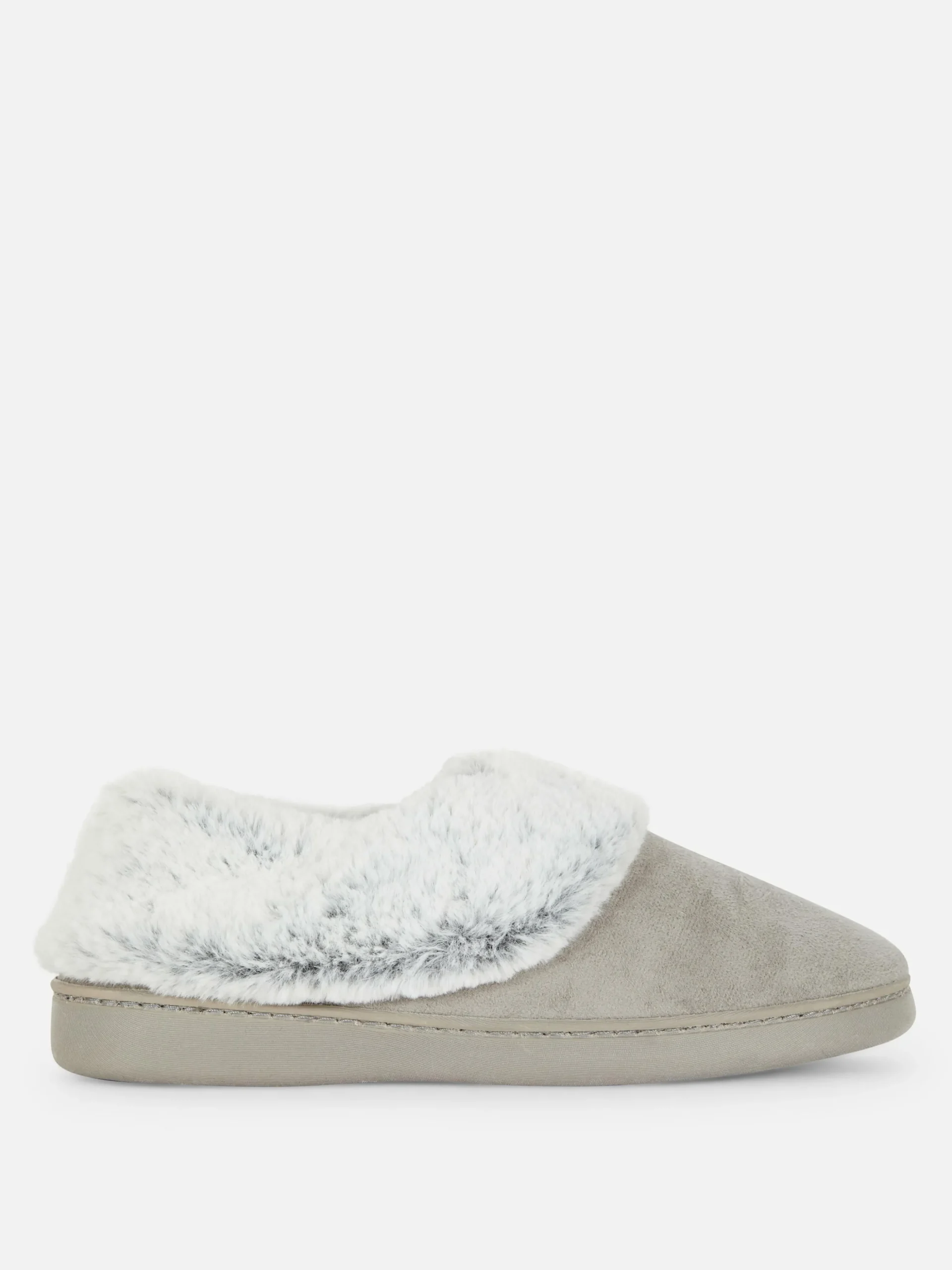 Pantuflas Estilo Mocasín Con Forro De Pelo Sintético