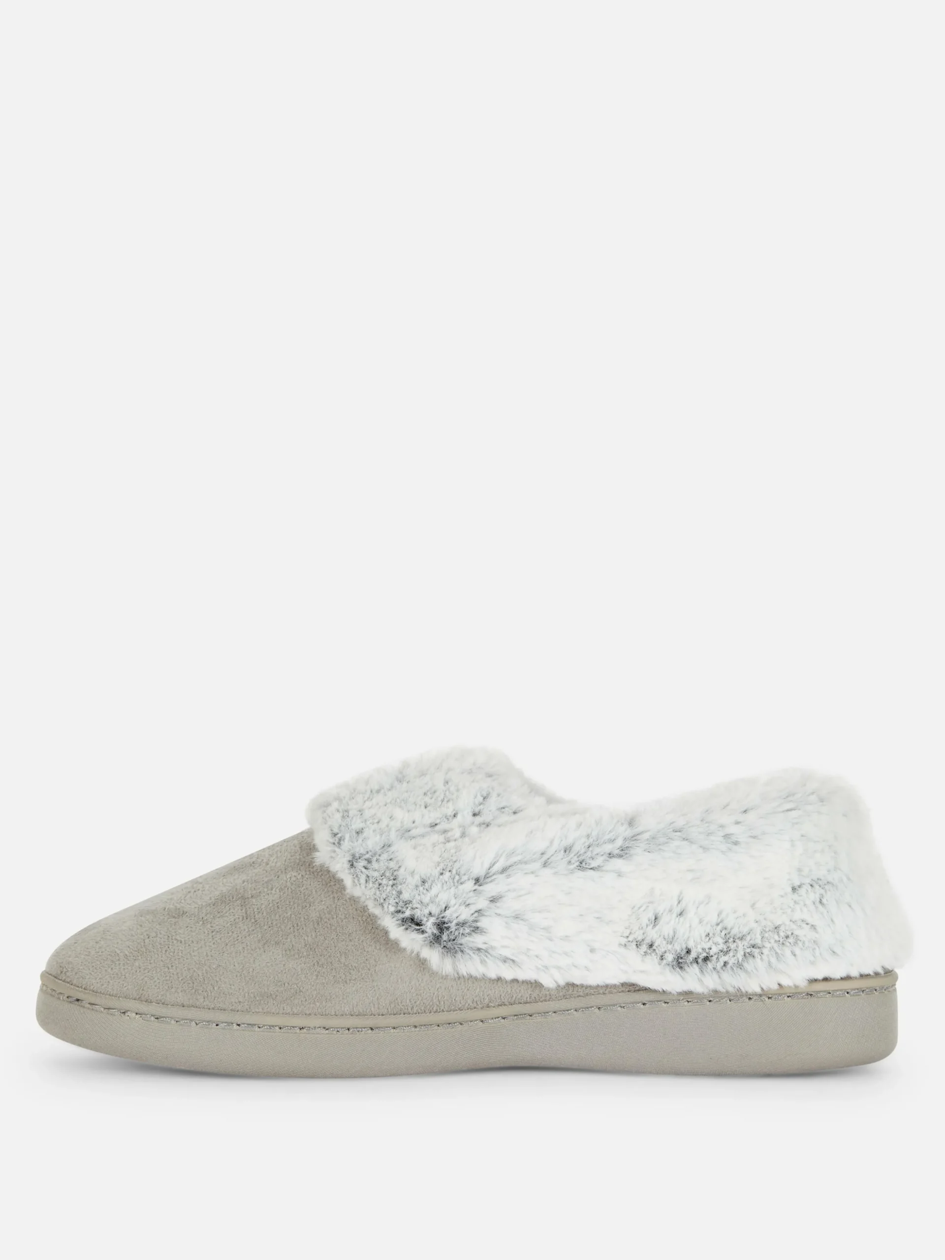 Pantuflas Estilo Mocasín Con Forro De Pelo Sintético
