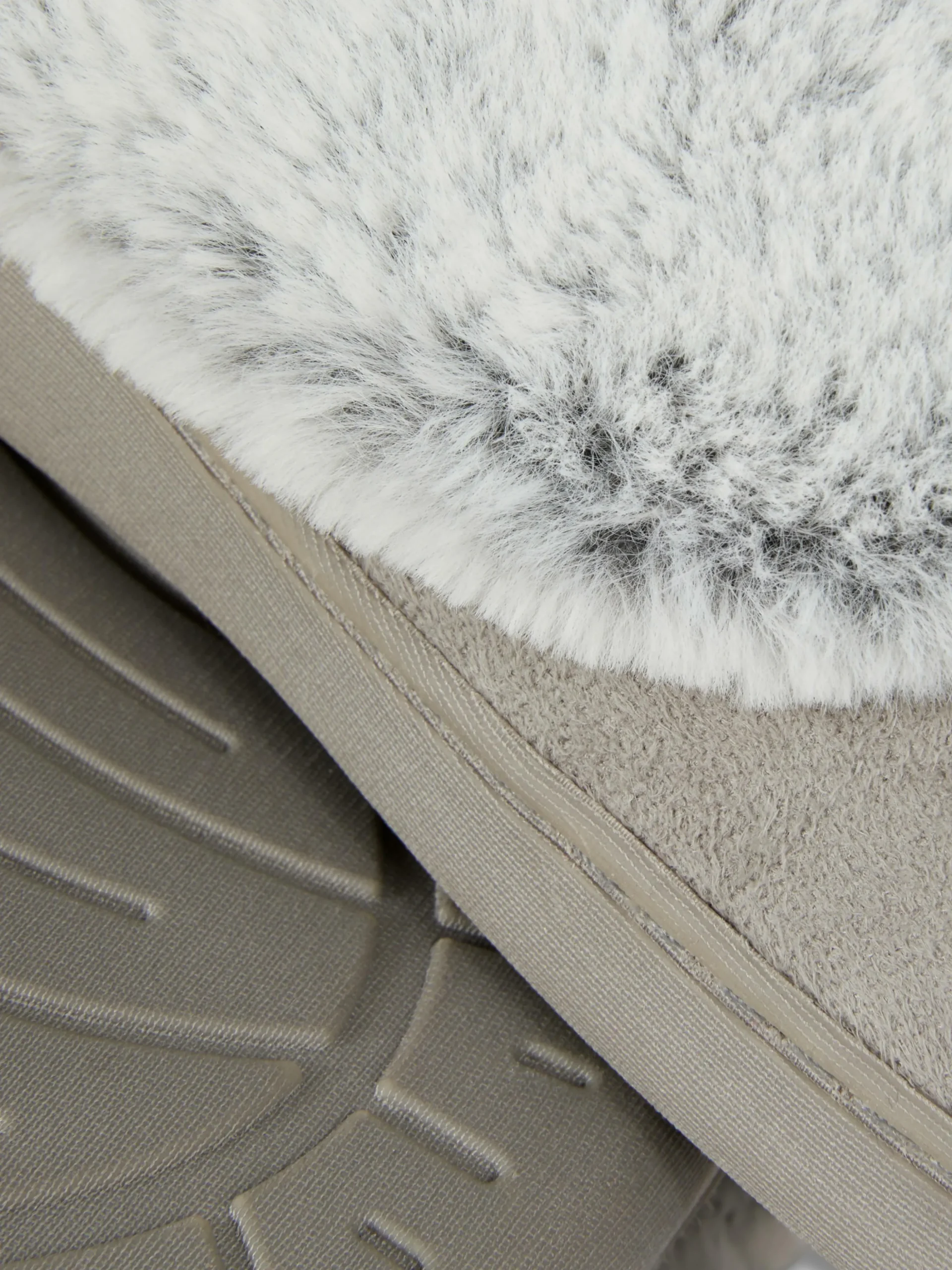 Pantuflas Estilo Mocasín Con Forro De Pelo Sintético