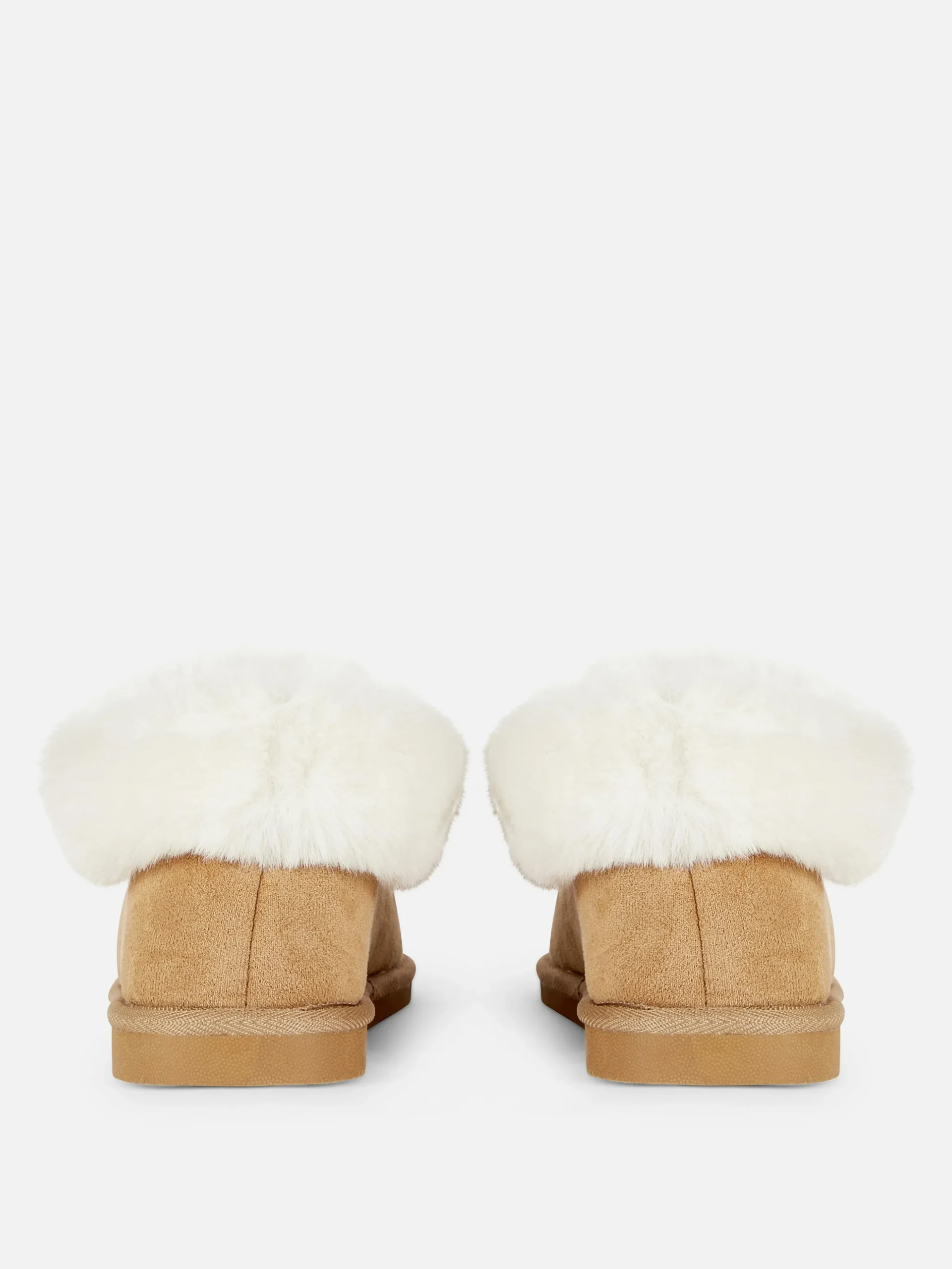 Pantuflas Estilo Mocasín Con Forro De Pelo Sintético