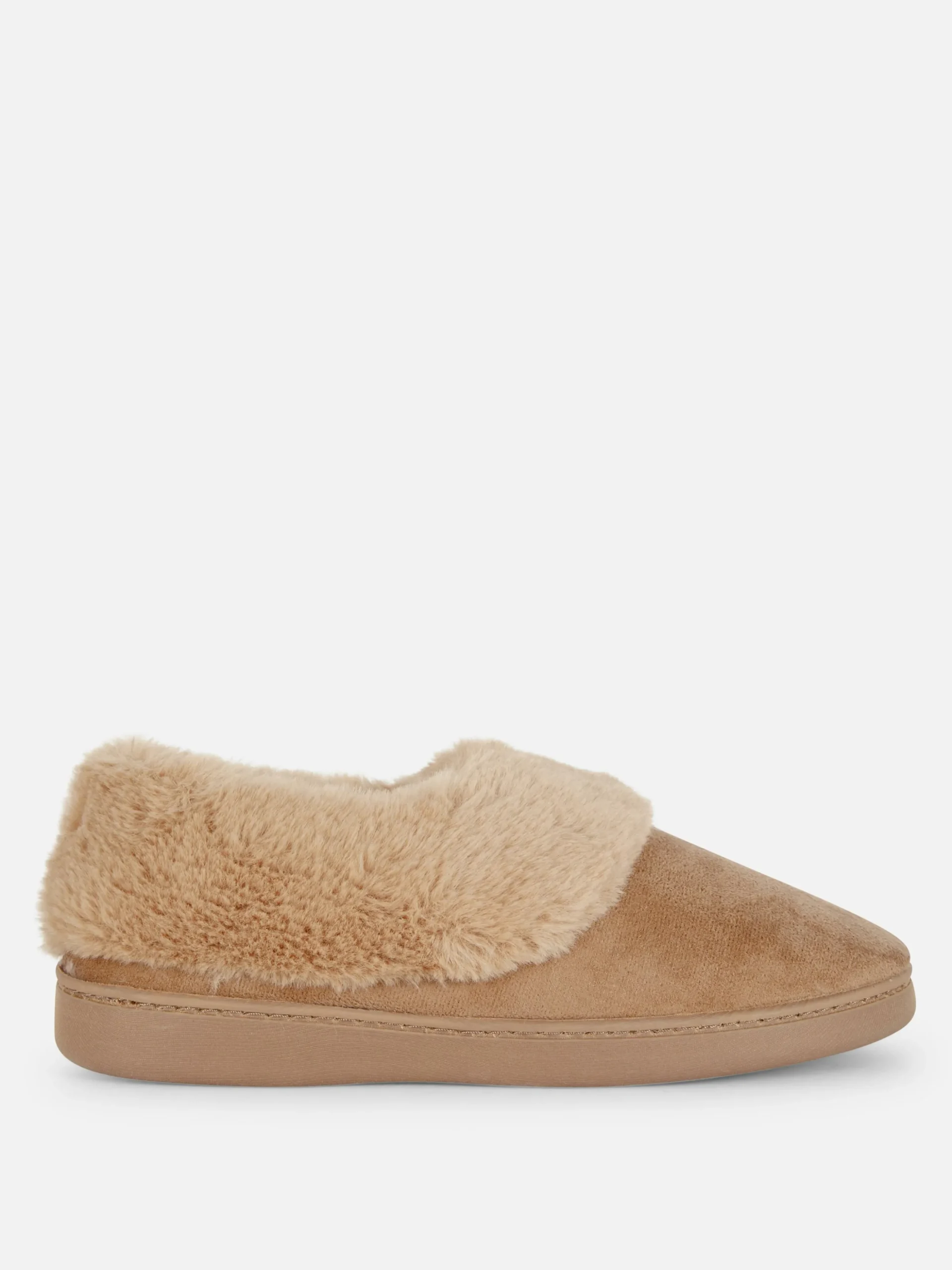 Pantuflas Estilo Mocasín Con Forro De Pelo Sintético