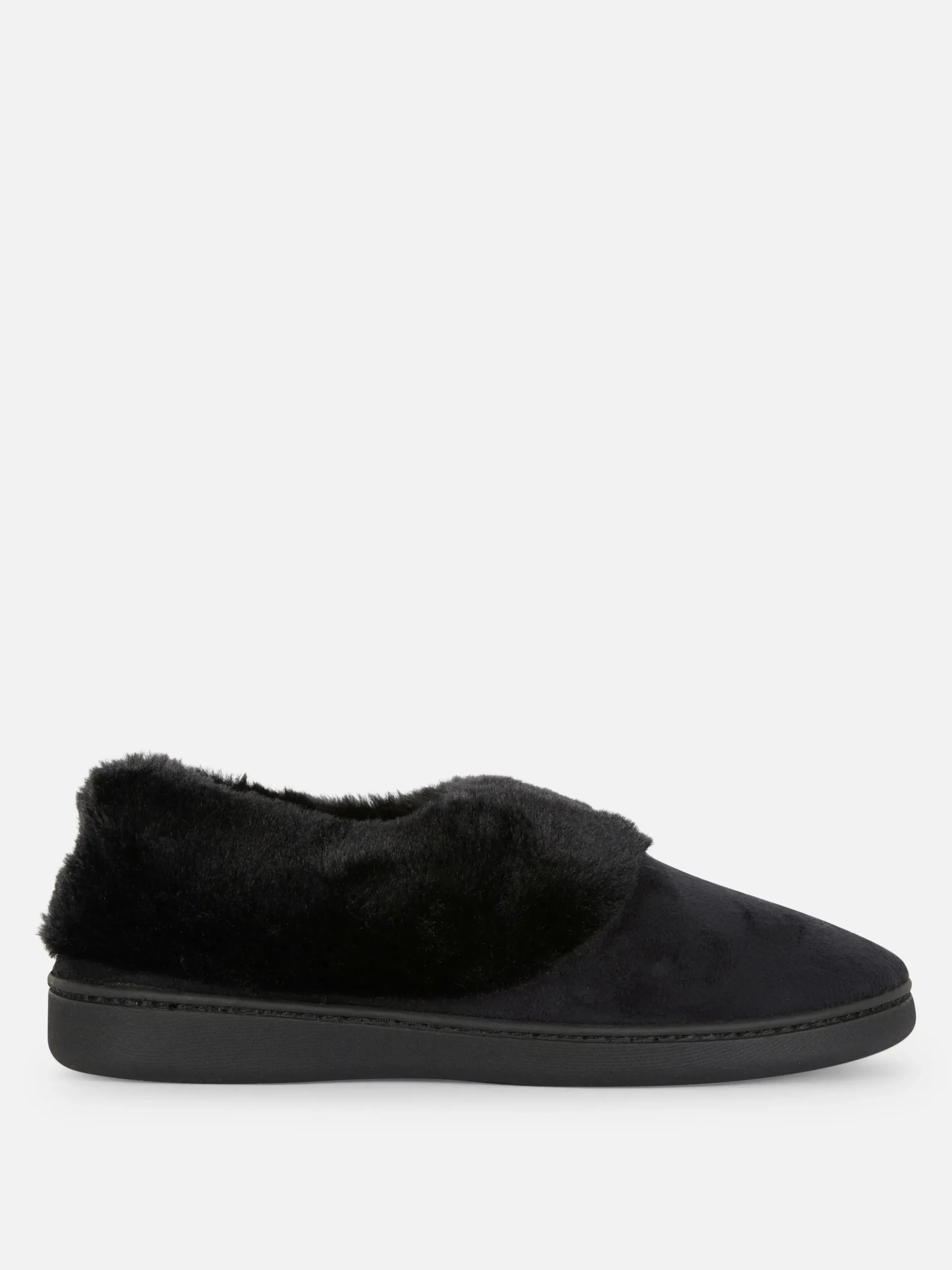 Pantuflas Estilo Mocasín Con Forro De Pelo Sintético