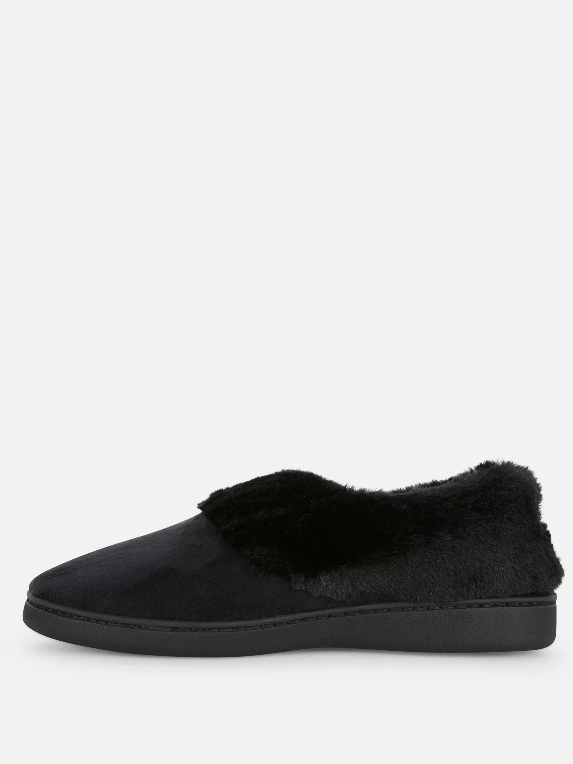 Pantuflas Estilo Mocasín Con Forro De Pelo Sintético