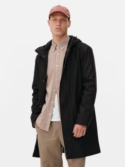 Parka Con Capucha Y Revestimiento De Goma