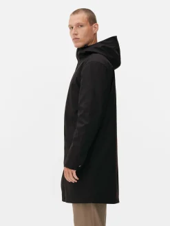 Parka Con Capucha Y Revestimiento De Goma