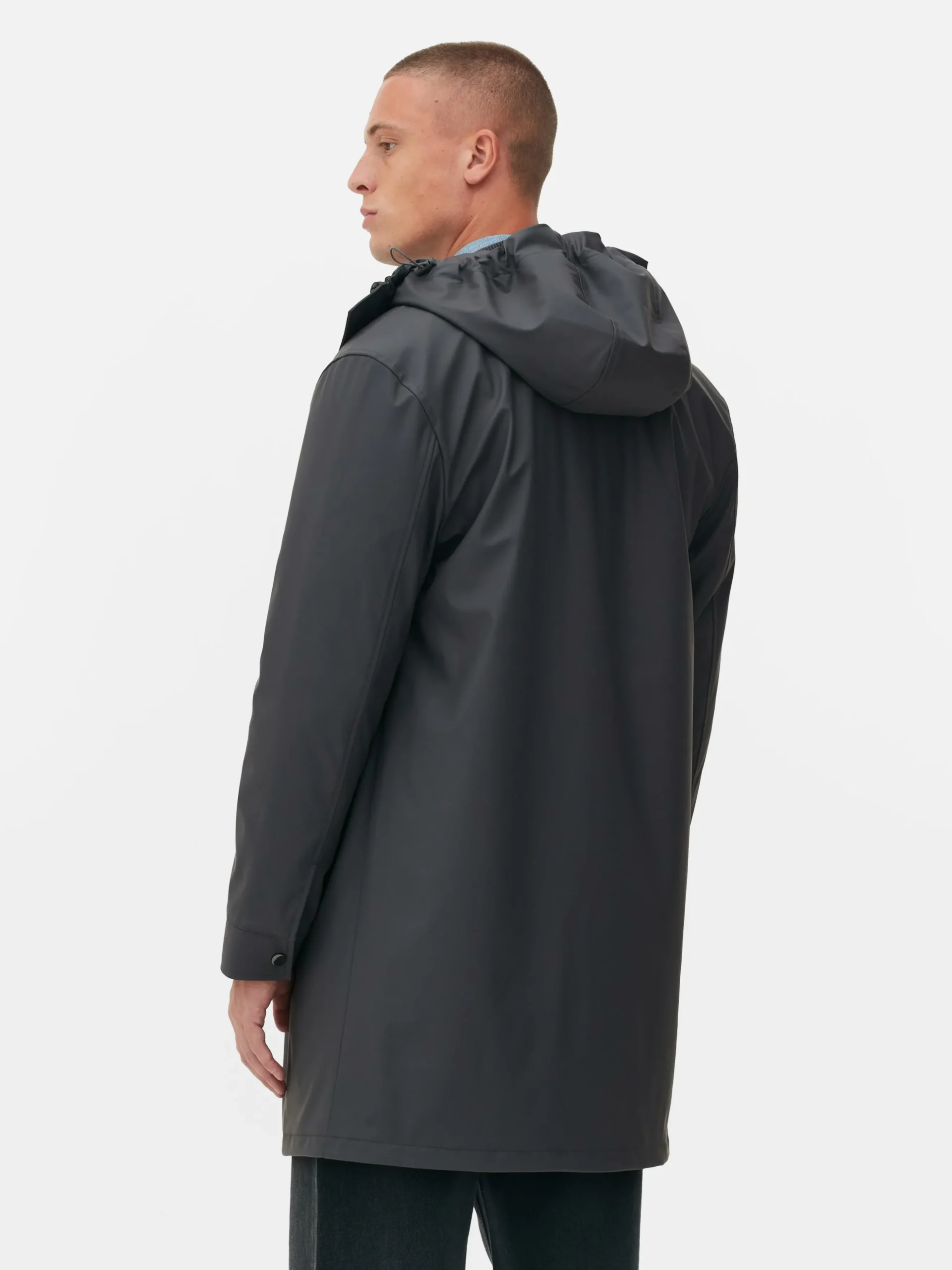 Parka Con Capucha Y Revestimiento De Goma