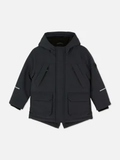 Parka De Estilo Utilitario