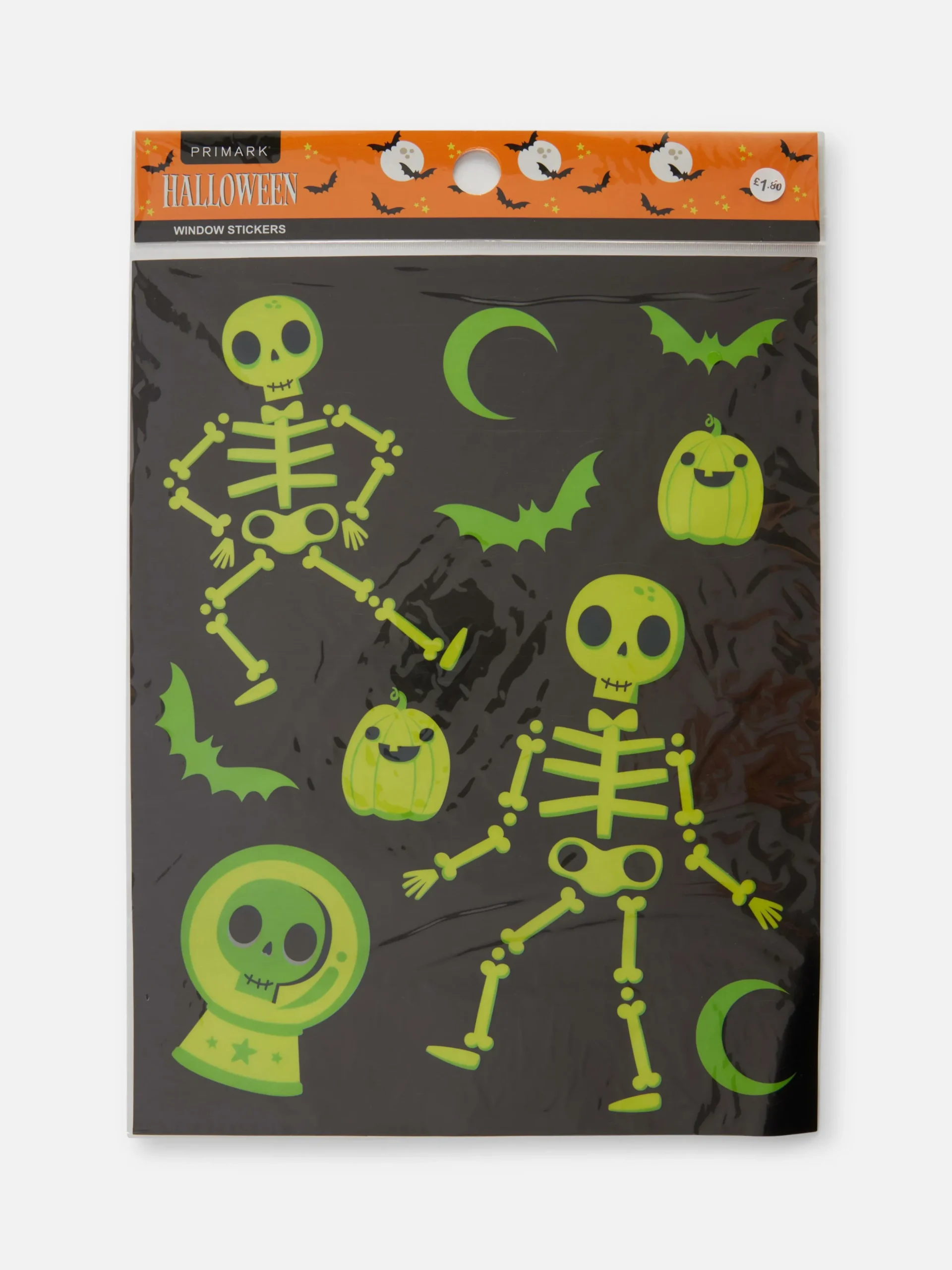 Pegatinas Fosforescentes De Halloween Para Ventanas
