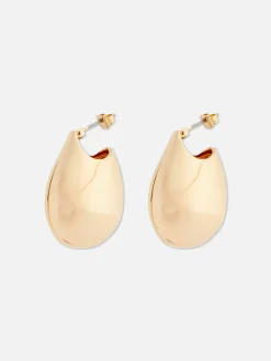 Pendientes Largos En Forma De Cubo