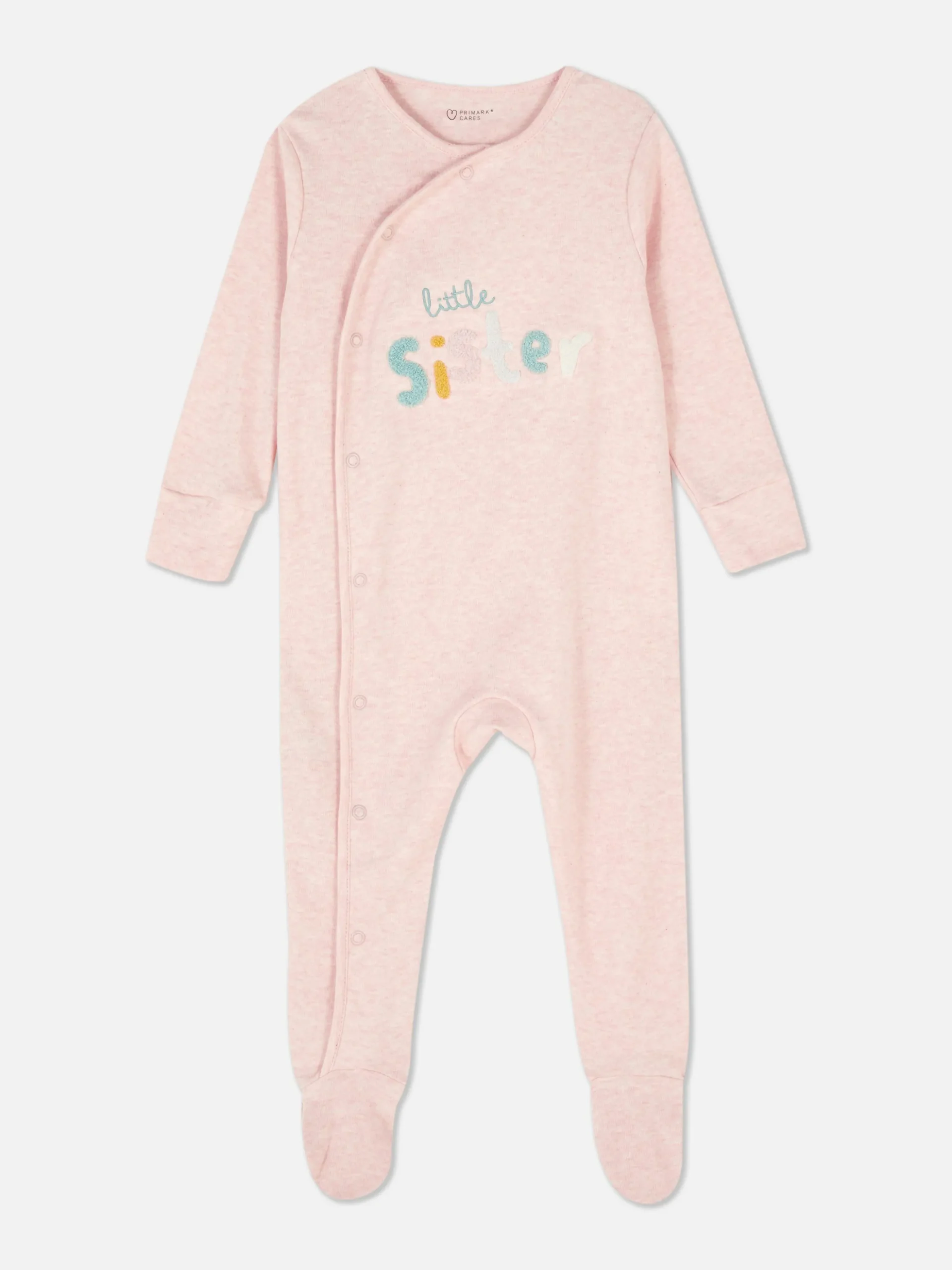 Pijama Con Bordado «Little Sister»