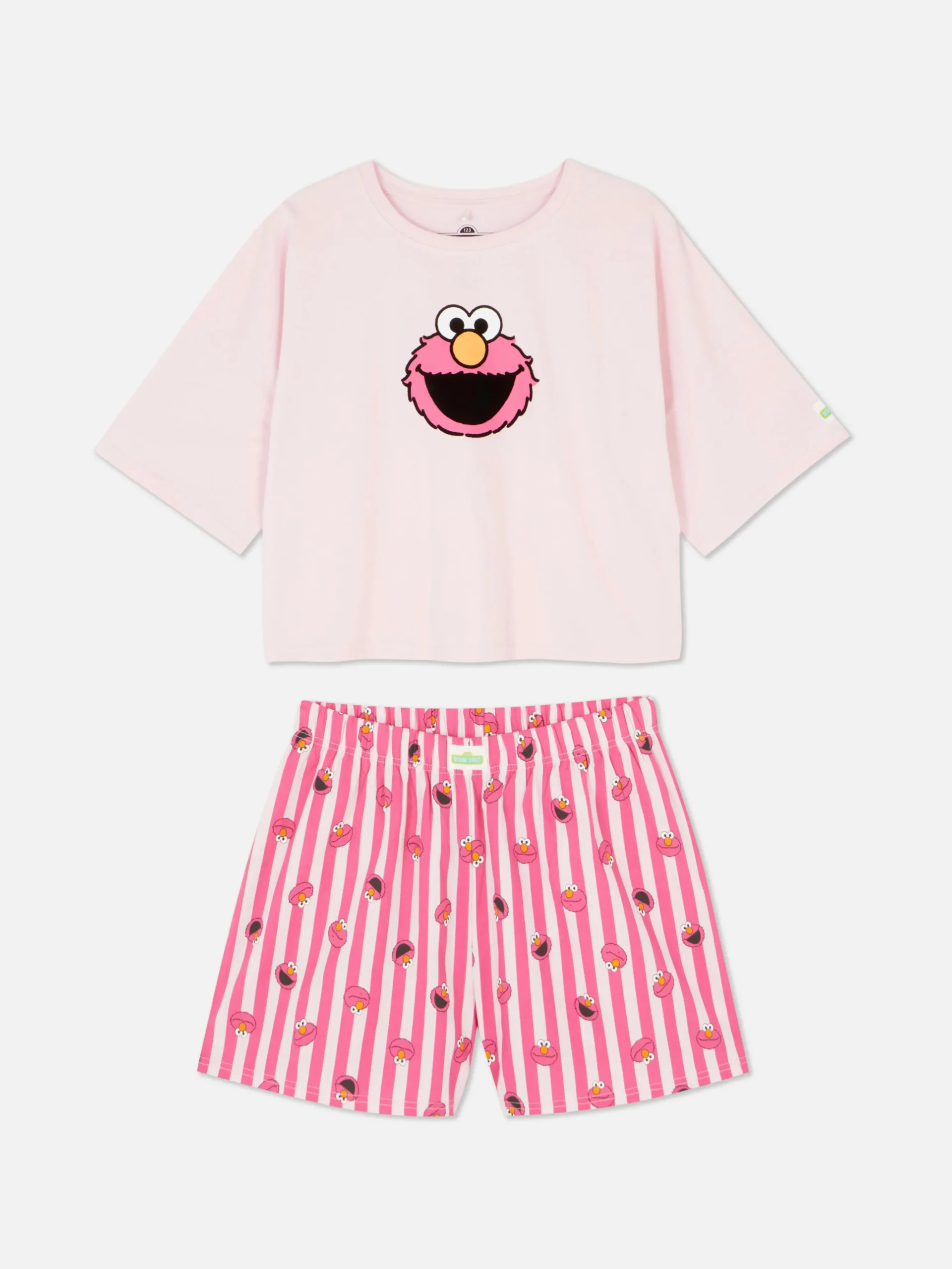 Pijama Corto De Barrio Sésamo
