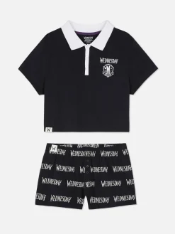 Pijama Corto De Miércoles Addams