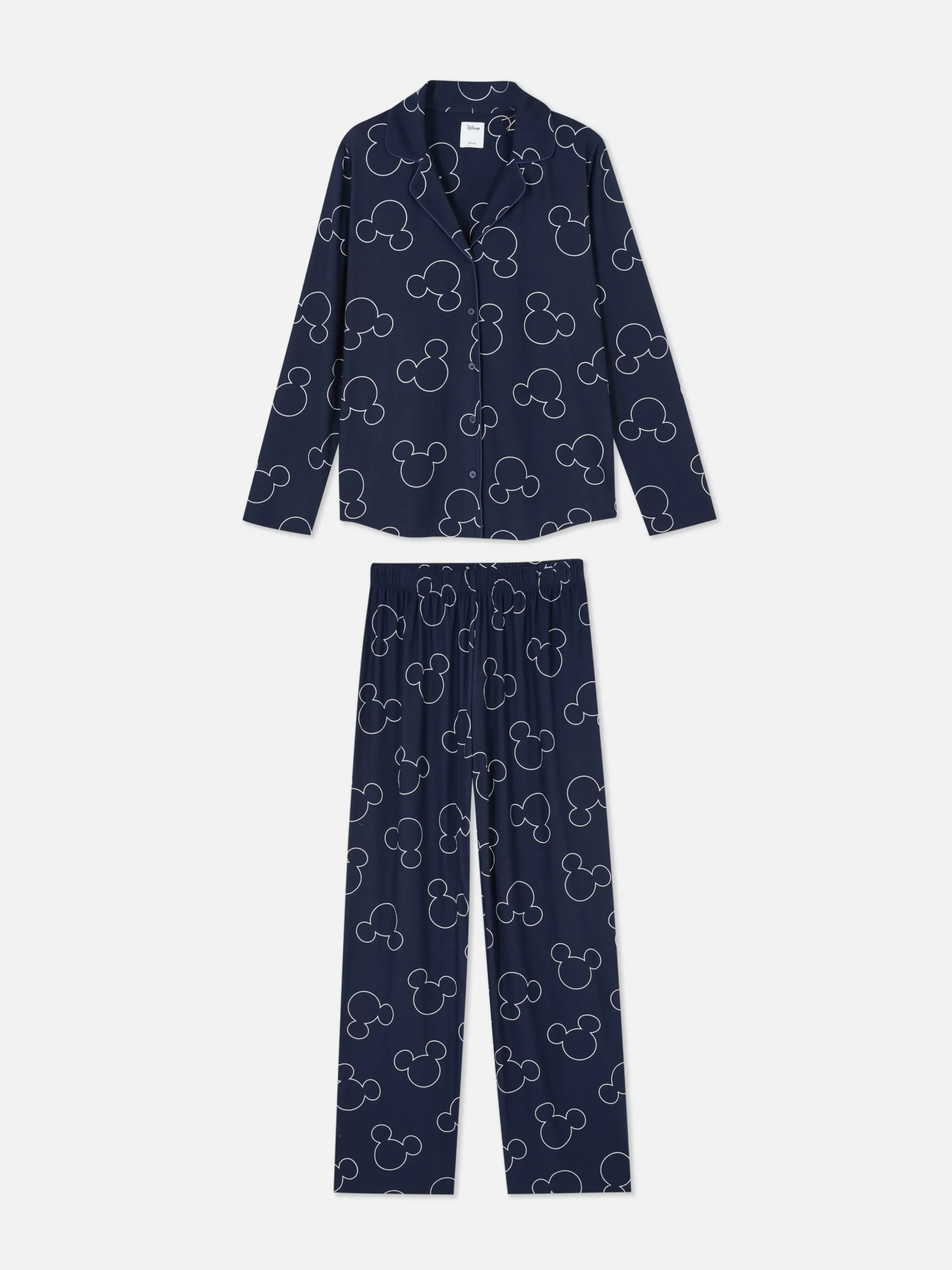 Pijama De Corte Boyfriend De Mickey Mouse De Disney