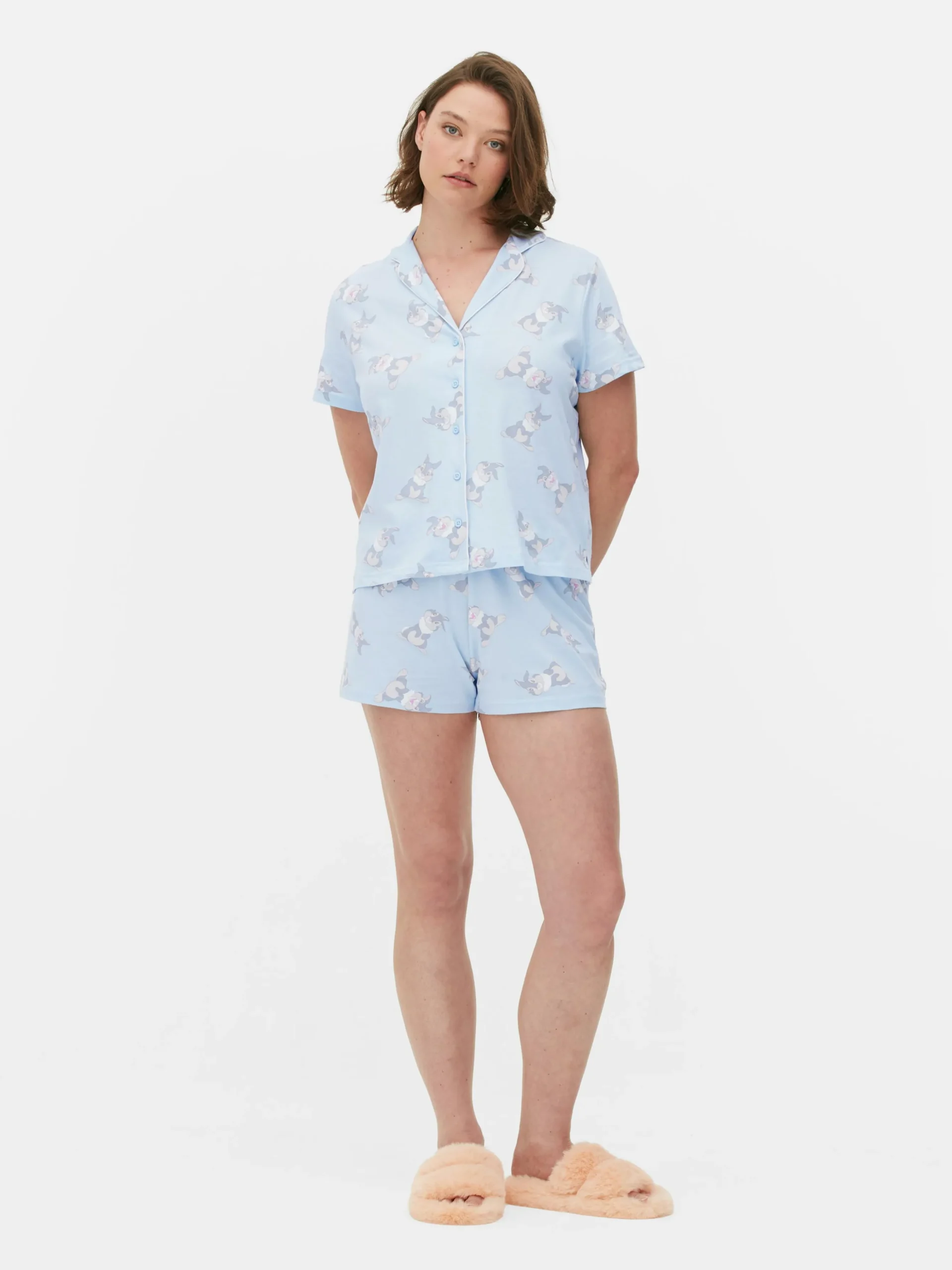 Pijama De Manga Corta De Bambi Y Tambor De Disney