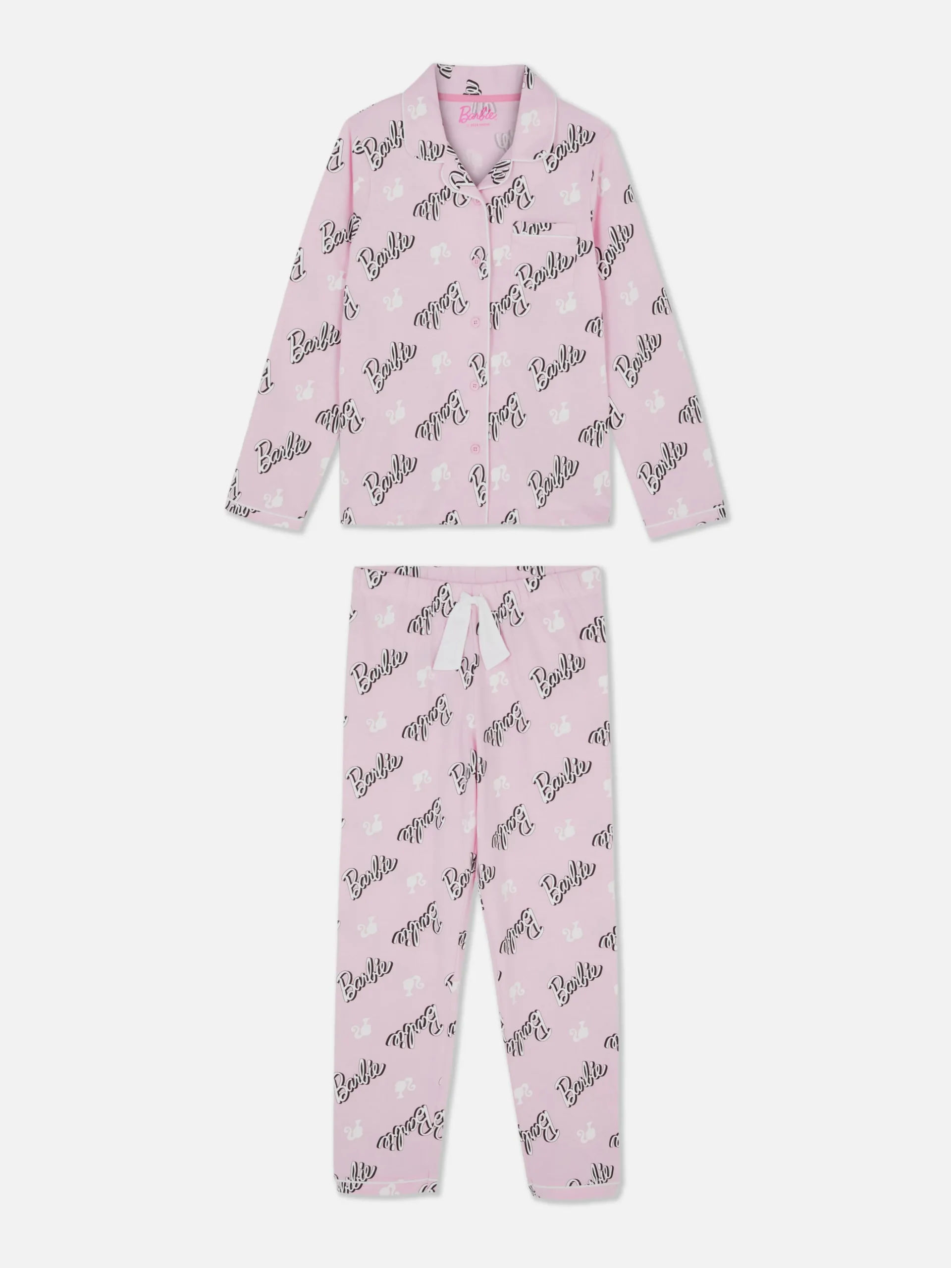 Pijama De Manga Larga De Barbie