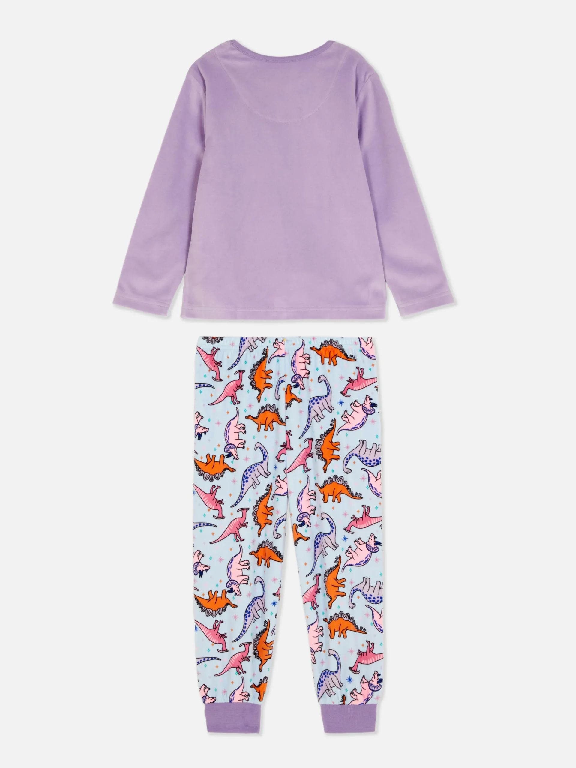 Pijama De Velvetón Con Dinosaurio