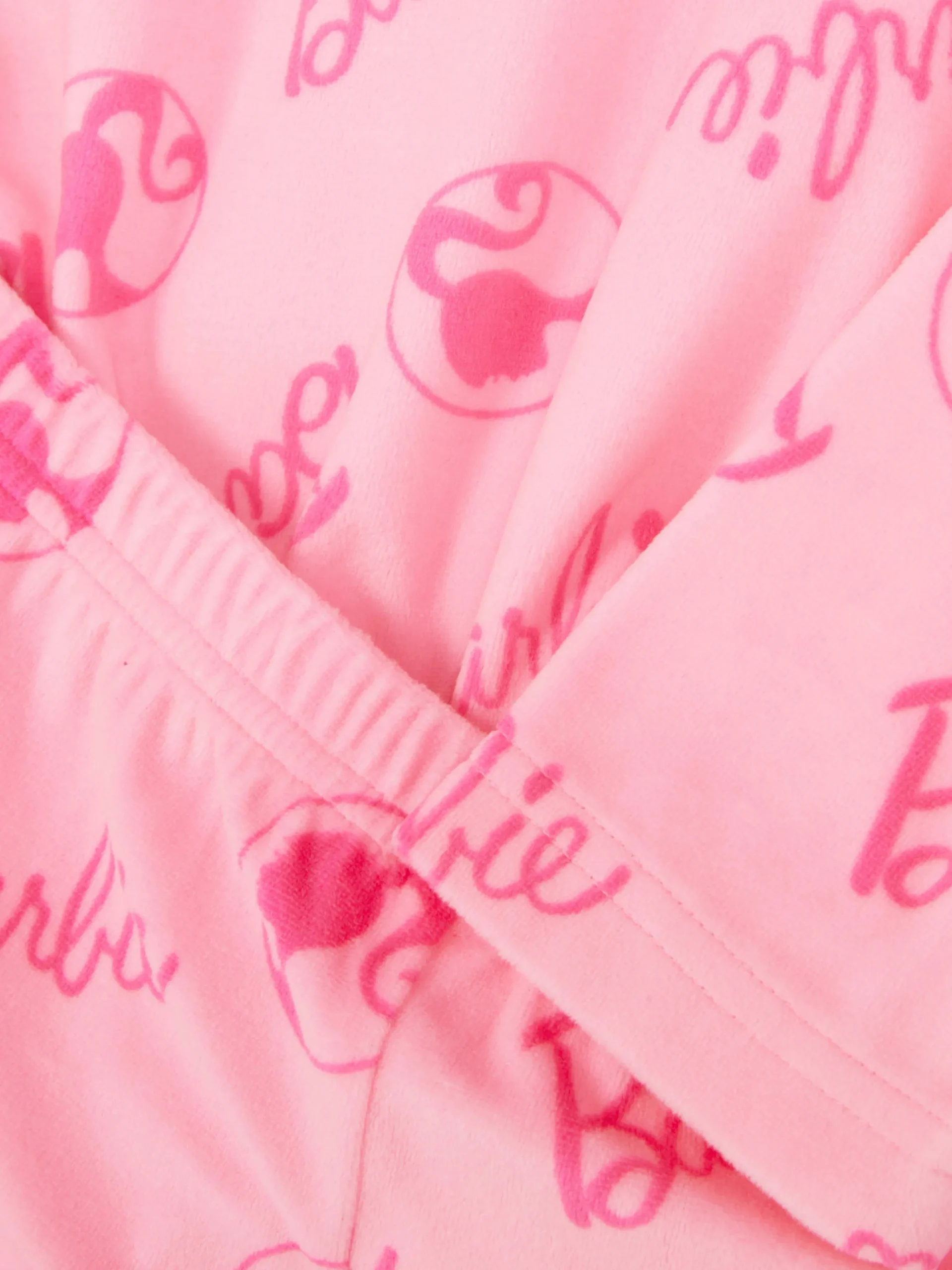 Pijama En Tejido Minky De Barbie