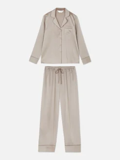 Pijama Largo De Satén