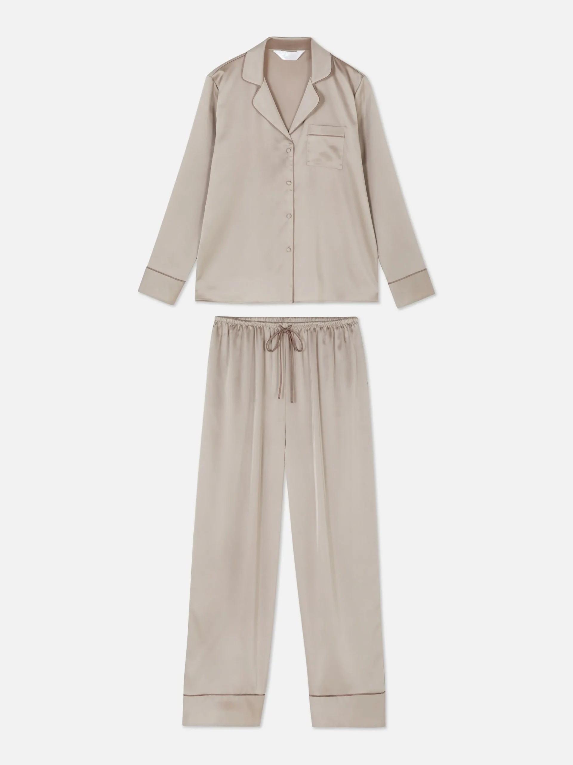Pijama Largo De Satén