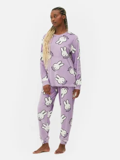 Pijama Polar De Manga Larga De Miffy
