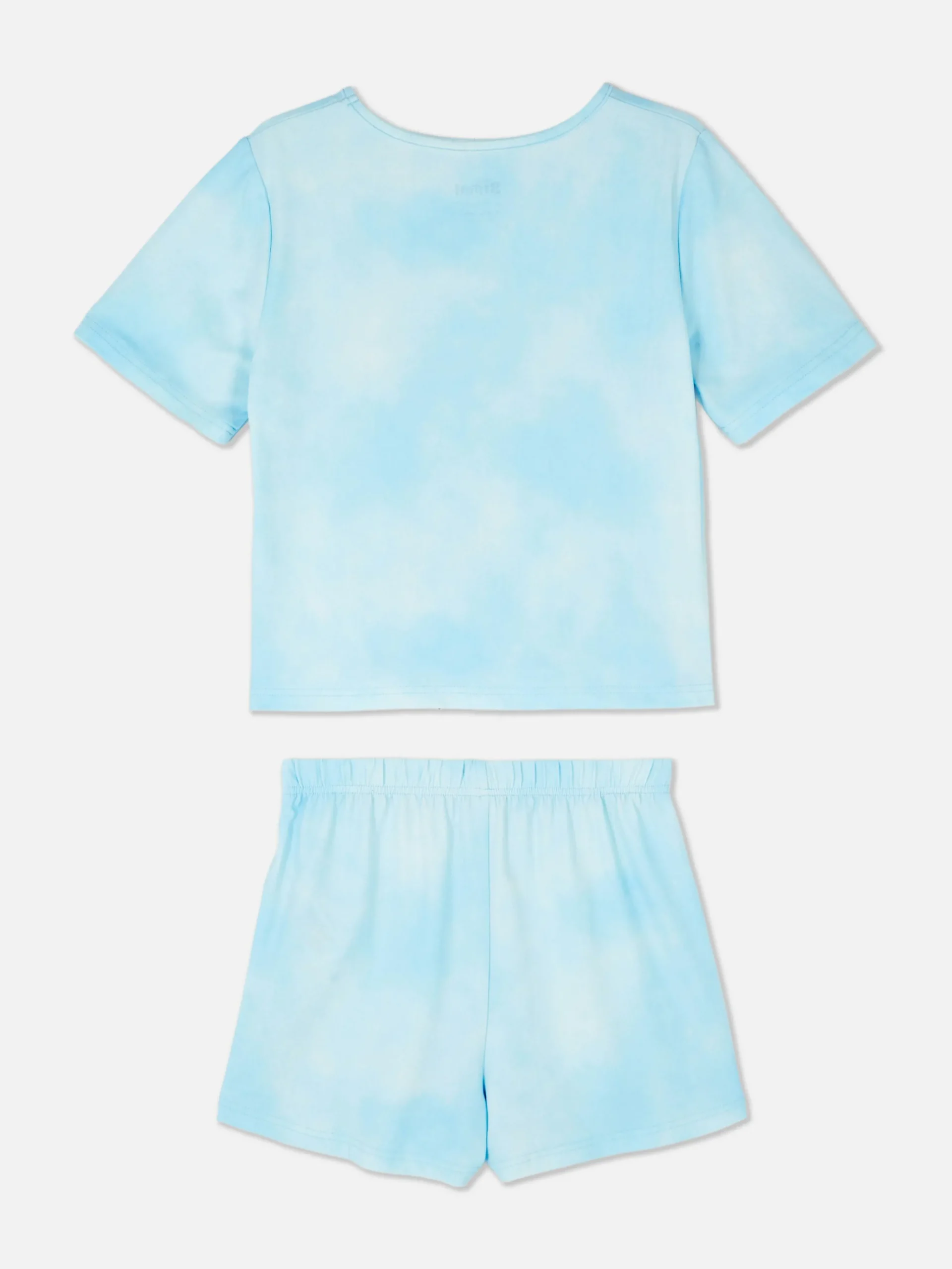 Pijama Tie-dye De Manga Corta De Stitch De Disney