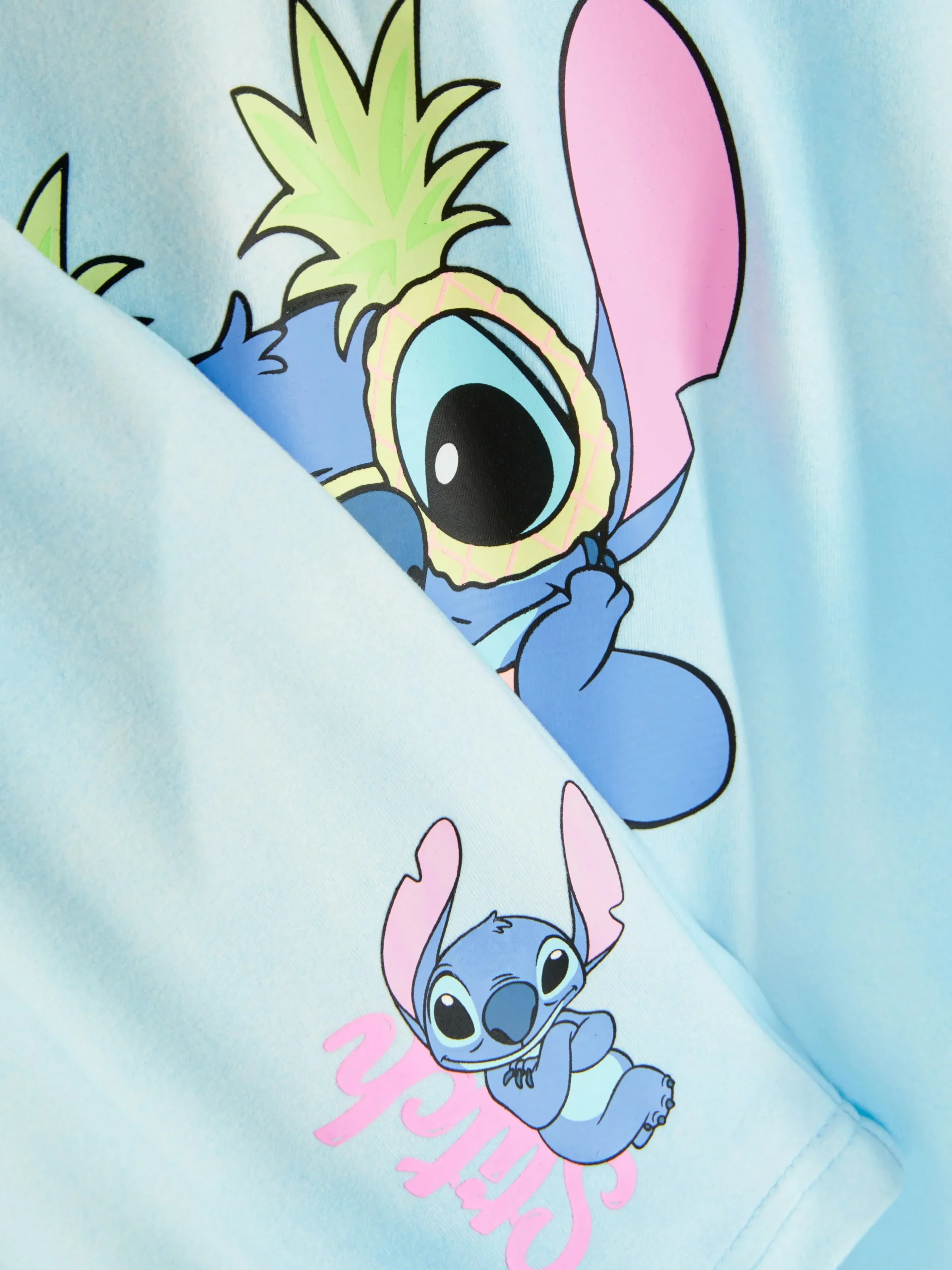 Pijama Tie-dye De Manga Corta De Stitch De Disney