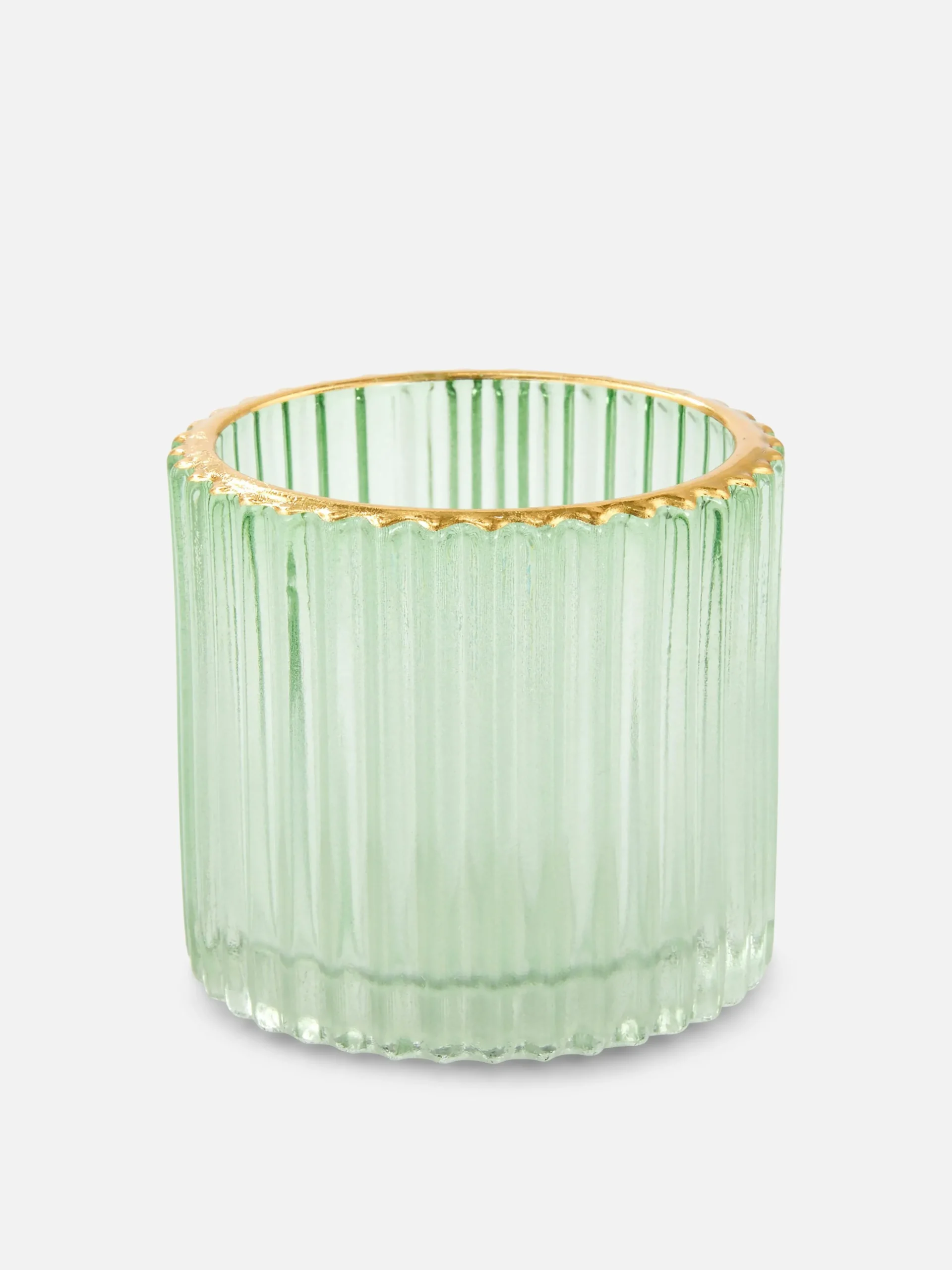 Portavelas Estriado Para Velas De Té