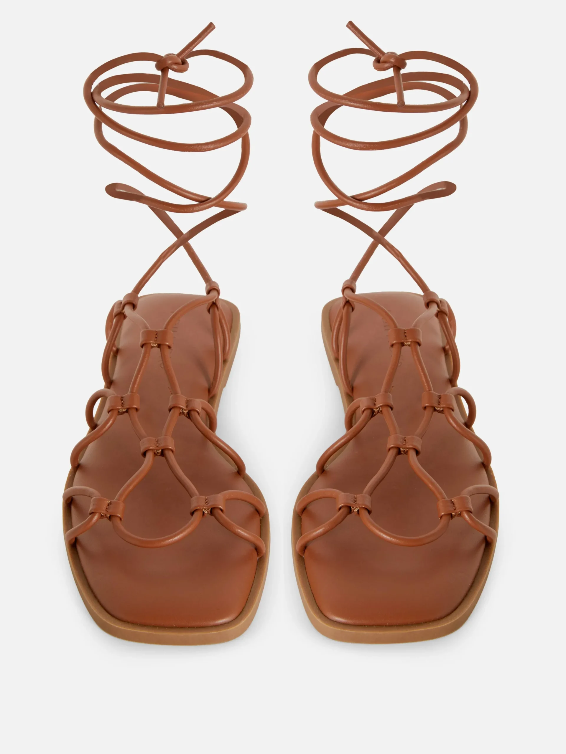 Sandalias Tipo Gladiador Con Tiras