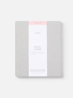 Set De Funda Nórdica Doble En Punto Gofrado