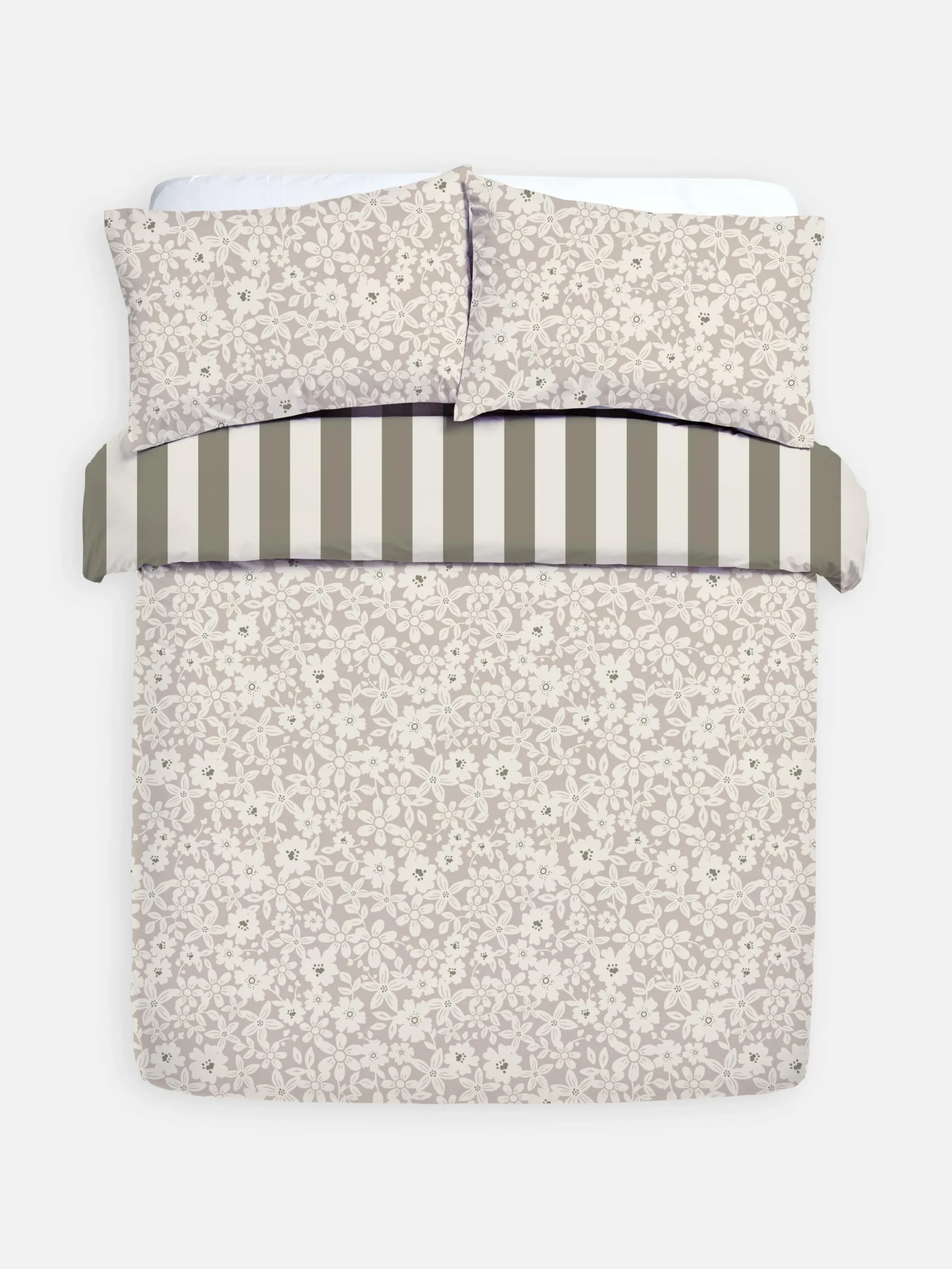 Set De Funda Nórdica Reversible Para Cama King