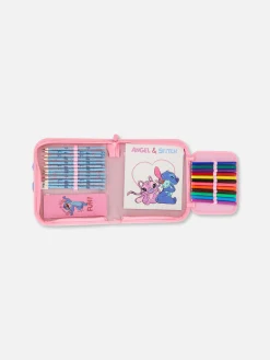 Set De Papelería De Stitch Y Ángel De Disney