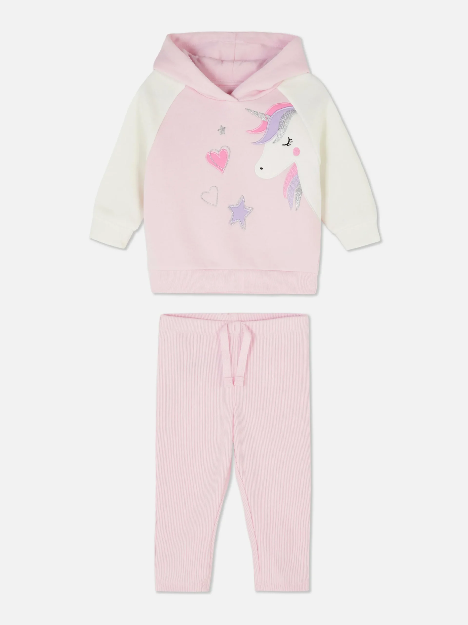 Set De Sudadera Con Capucha Y Leggings De Unicornio