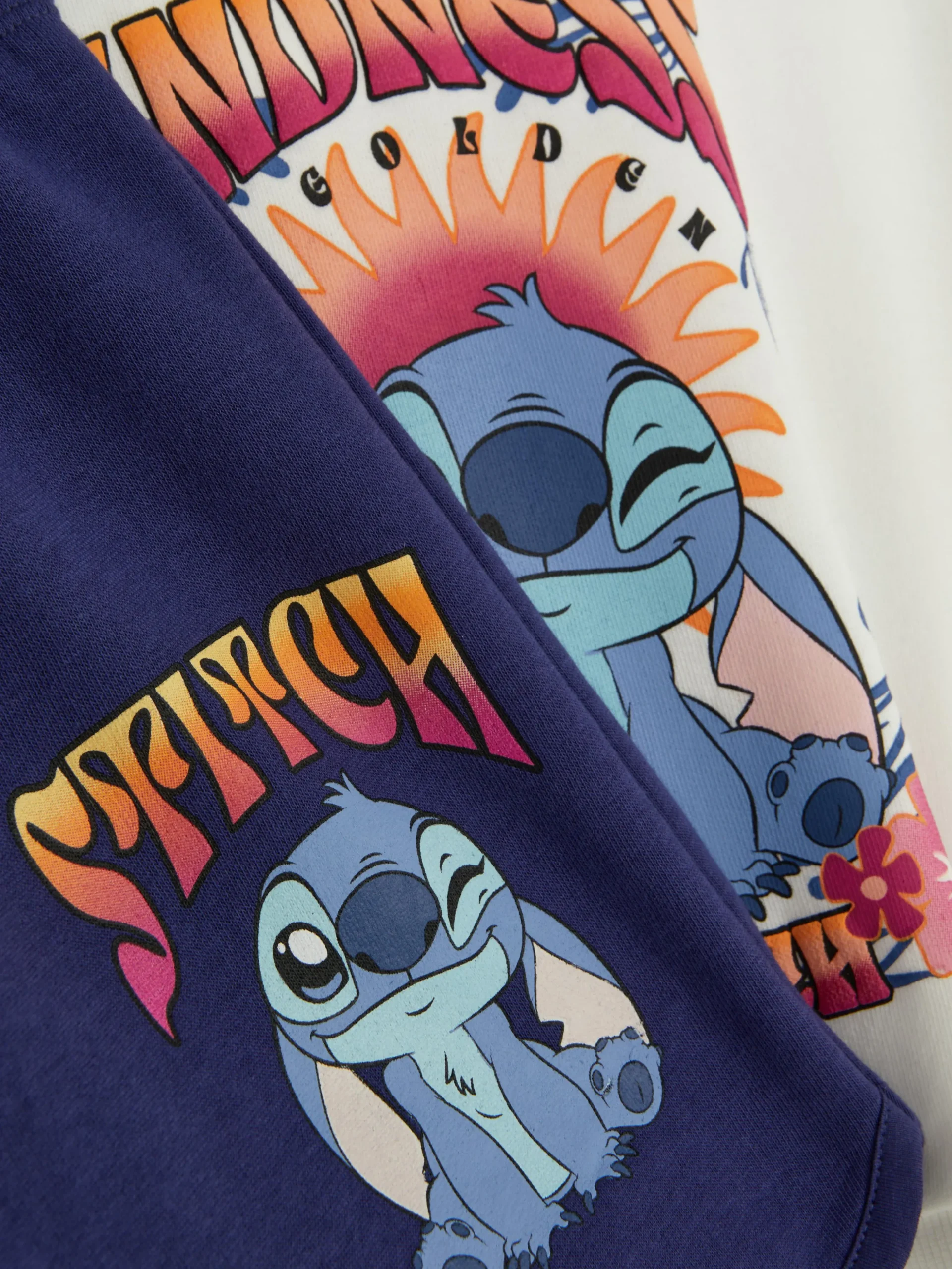 Set De Sudadera Y Pantalón Corto De Stitch De Disney