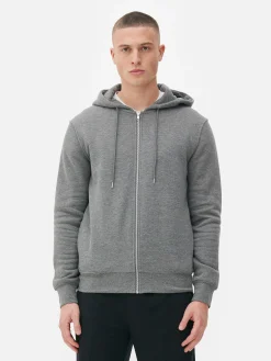Sudadera Básica Con Capucha Y Cremallera