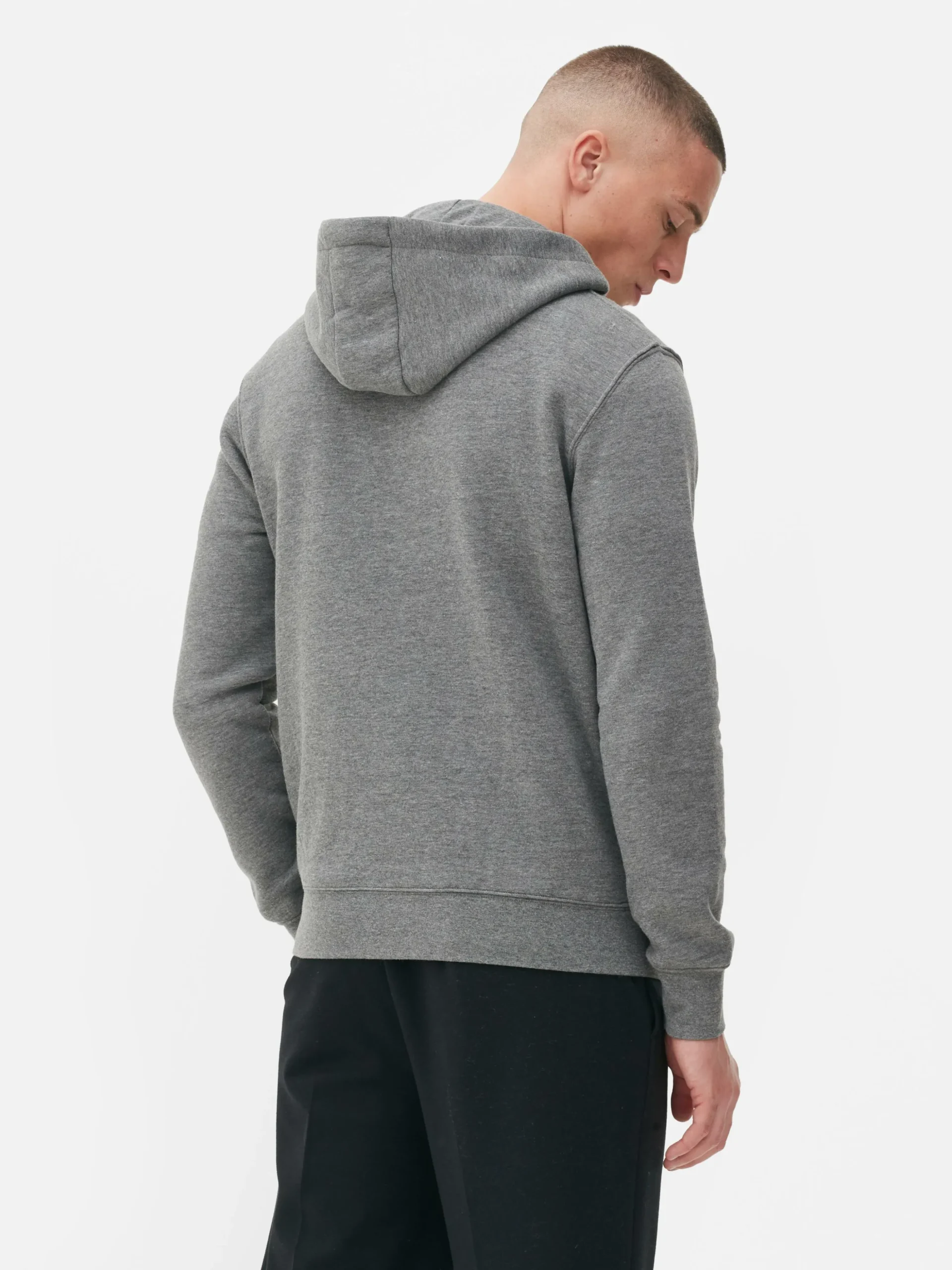 Sudadera Básica Con Capucha Y Cremallera