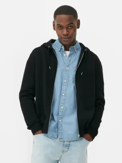 Sudadera Básica Con Capucha Y Cremallera