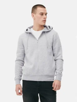 Sudadera Básica Con Capucha Y Cremallera
