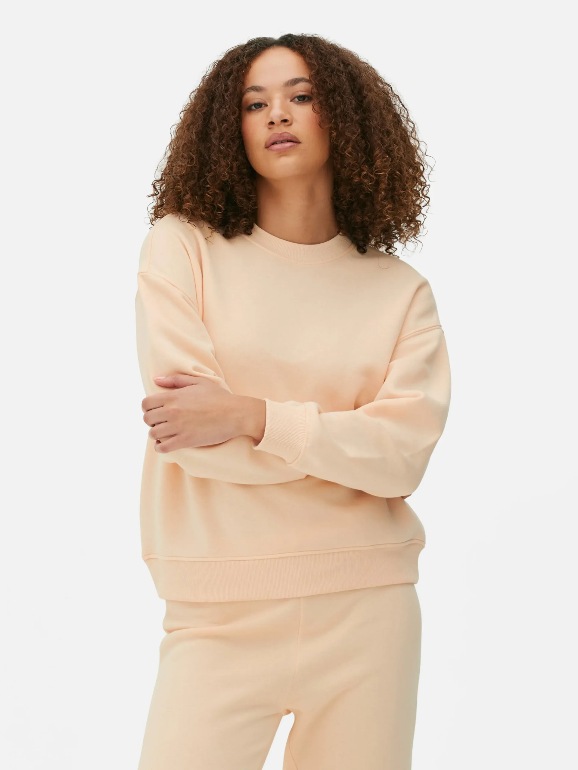 Sudadera Básica De Cuello Redondo