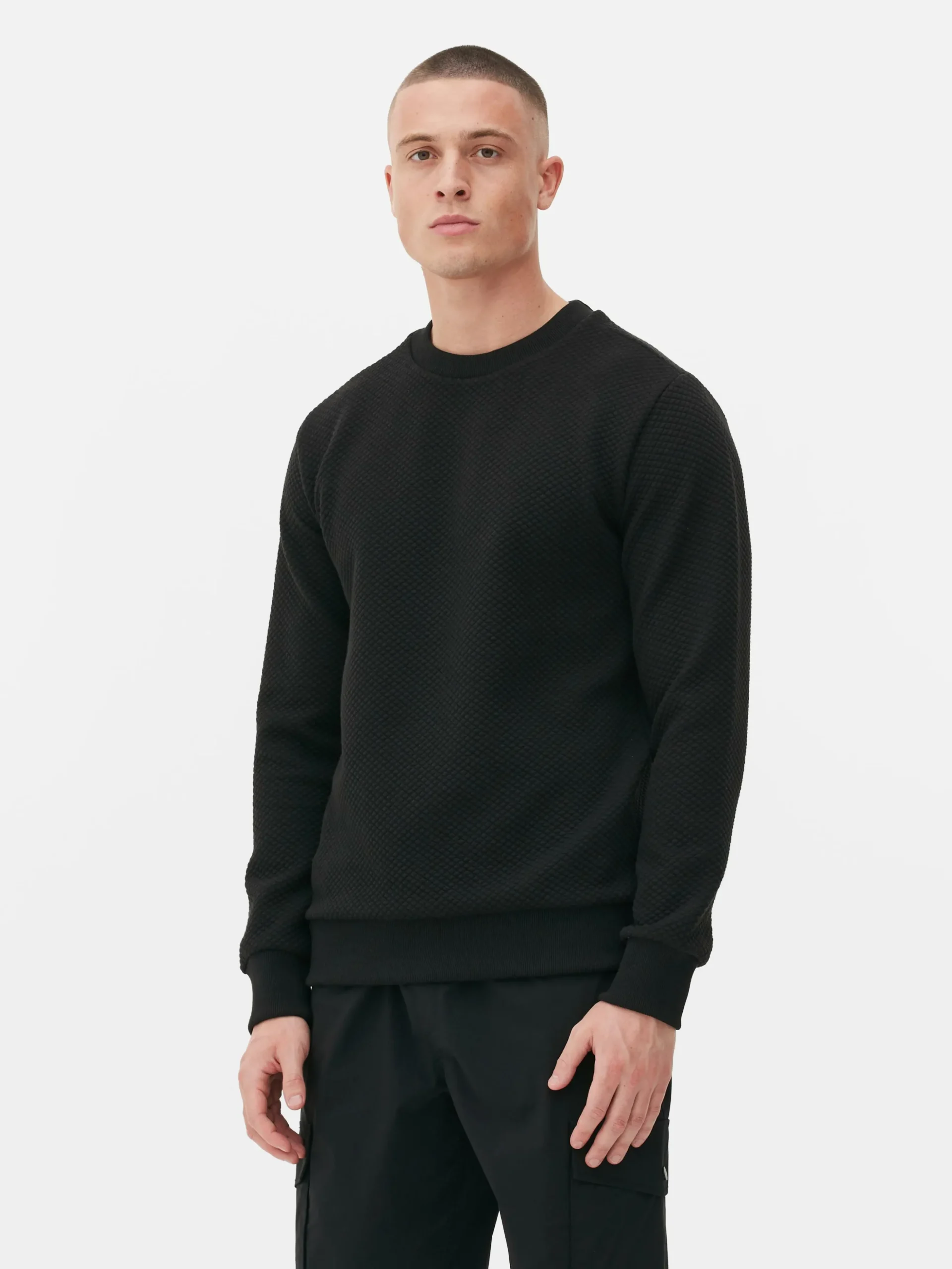 Sudadera Con Acolchado De Rombos