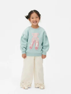 Sudadera Con Aplicación De Zapatillas De Ballet