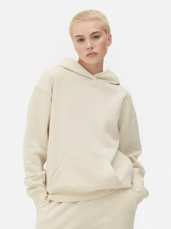 Sudadera Con Capucha Básica Sin Cierre